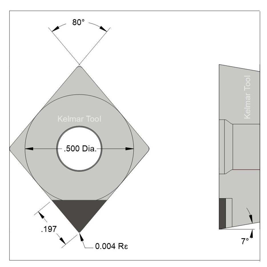 CCGW-430.25 Polycrystalline Diamond (PCD) Coarse Grade CTM302 (2/30µm)