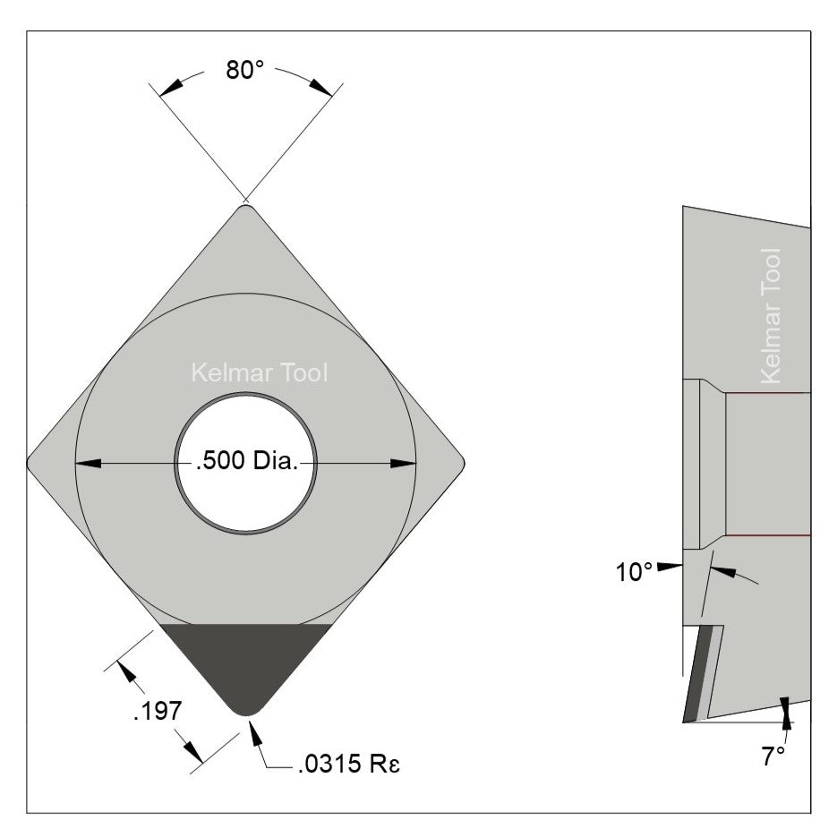 CCGT-432 Polycrystalline Diamond (PCD) Coarse Grade CTM302 (2/30µm)