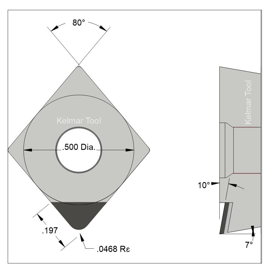 CCGT-433 Polycrystalline Diamond (PCD) Coarse Grade CTM302 (2/30µm)
