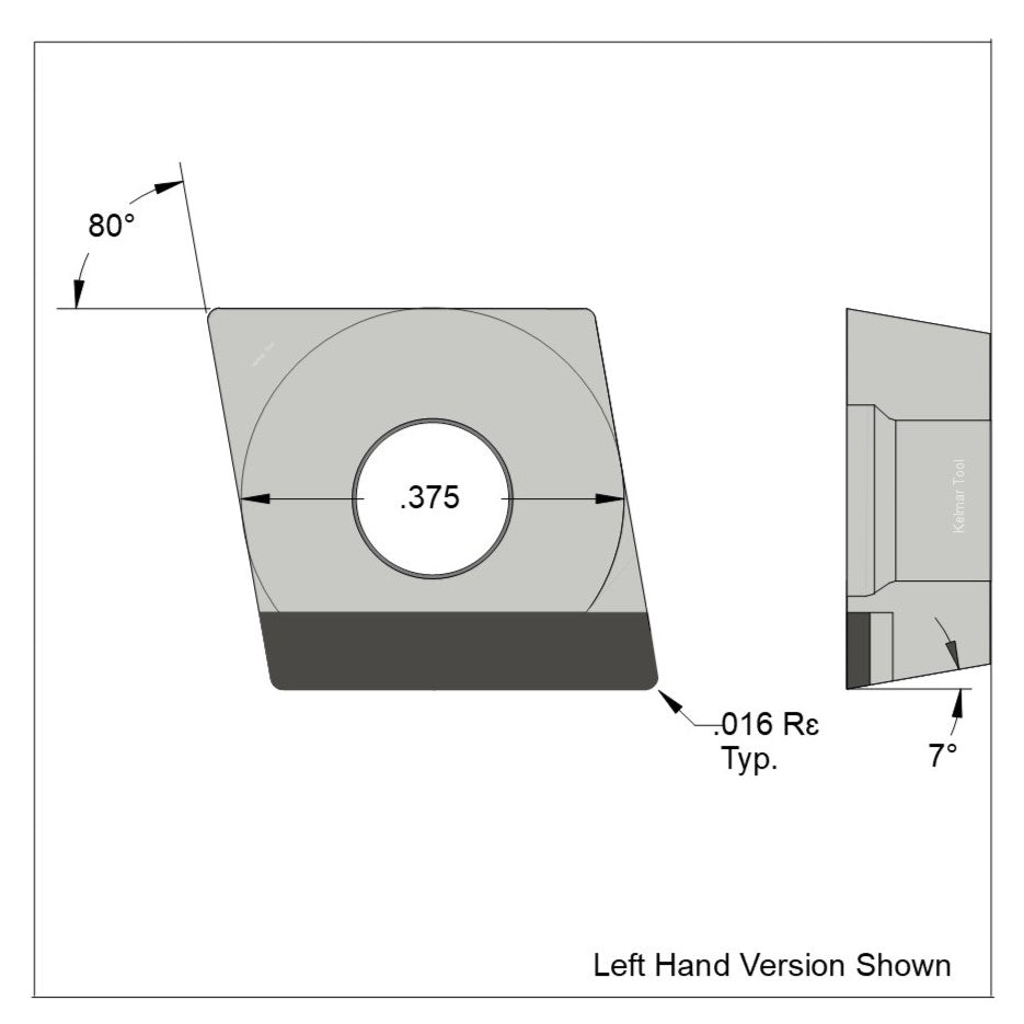 ccgw-32.51  full edge pcd  diamond tipped
indexable insert