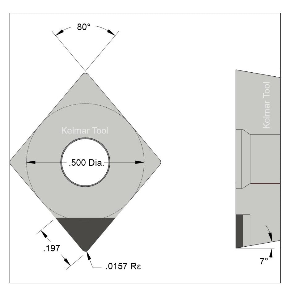 CCGW-431 Polycrystalline Diamond (PCD) Coarse Grade CTM302 (2/30µm)