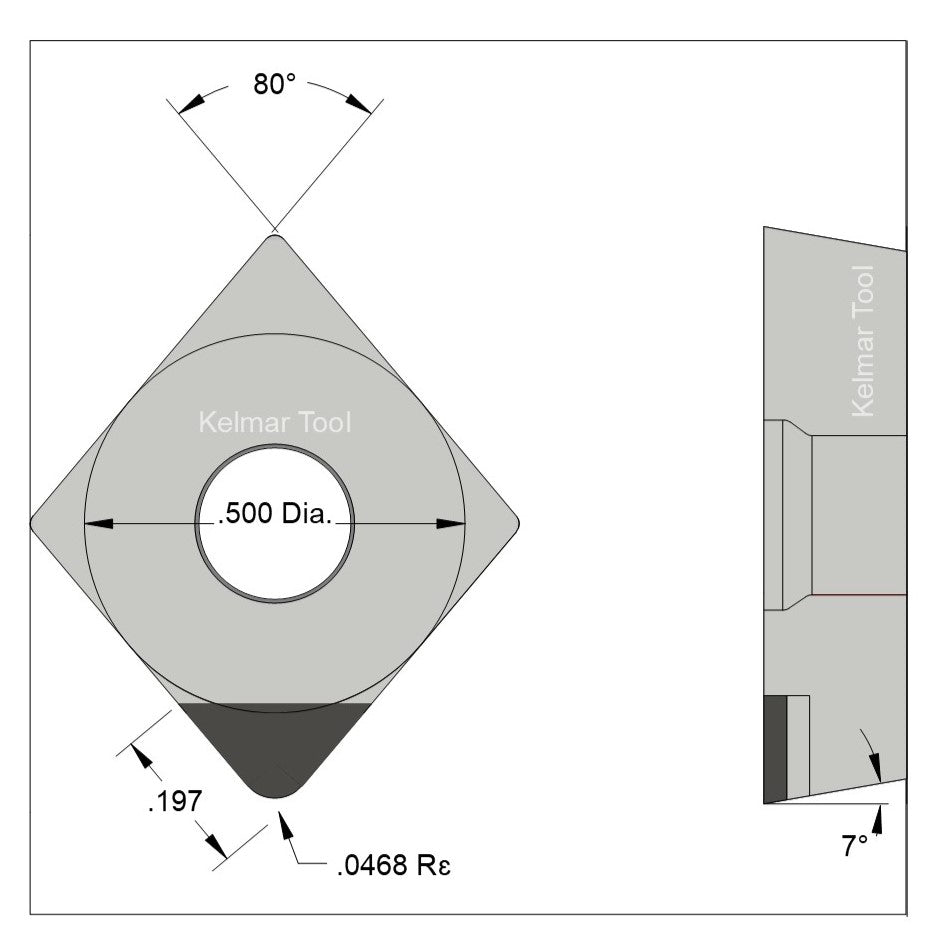 CCGW-433 Polycrystalline Diamond (PCD) Coarse Grade CTM302 (2/30µm)